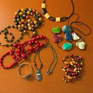 Multicolor Women’s Beaded Necklace Collection